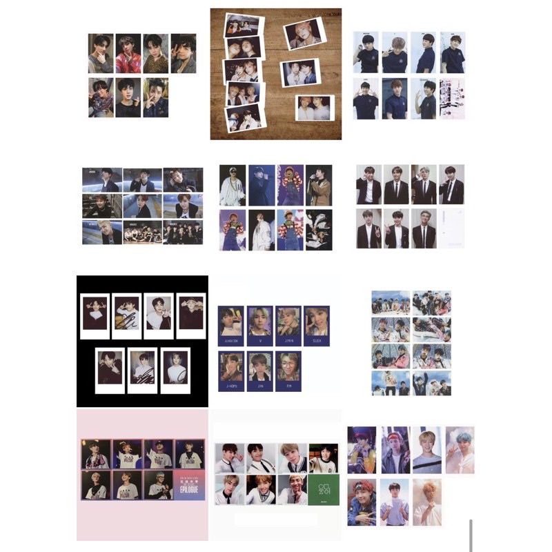 [XẢ KHO] Card BTS UNOFF MUSTER MEMORIES DARK WILD WIN