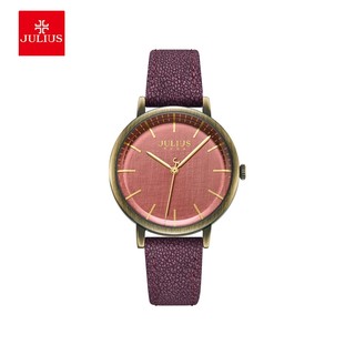 Đồng hồ nữ Julius Hàn Quốc JA-1250 dây da cá tính