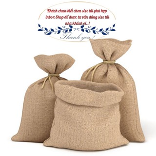 Túi bố size lớn. Bao bố đựng gạo, cà phê và các loại ngũ cốc Nhiều kích thước