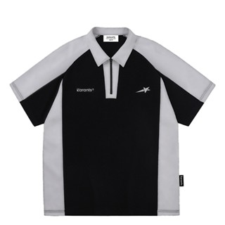 Áo Polo Phối Khoá Kéo SuperStar Karants Local Brand Polo Unisex Nam Nữ Oversize-KR
