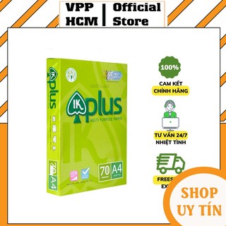 [Hỏa Tốc] Giấy in A4 IK Plus hàng chính hãng 500 tờ - Giấy in photocopy giá rẻ TPHCM