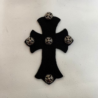 Logo da cao cấp Chrome Hearts mix hợp kim