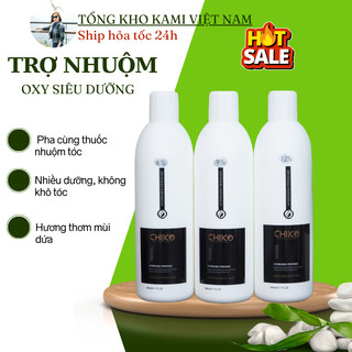 Trợ nhuộm siêu dưỡng Chiko, chóng xót chống rát da đầu, chai to 100ml