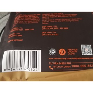 Cafe/Cà phê sữa ống-Ngon-Trần Quang 24 góix20g