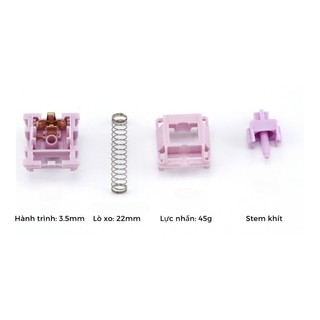 HMX Raw Ziwei Rainy75 linear switch bàn phím cơ HMX EVA linear switch Polabe Store