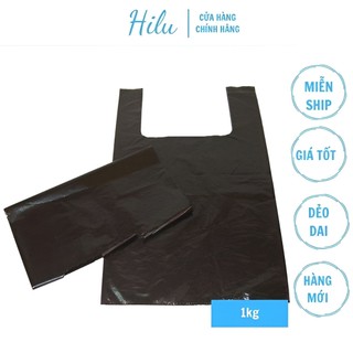 1kg túi bóng đen đựng rác, bọc hàng