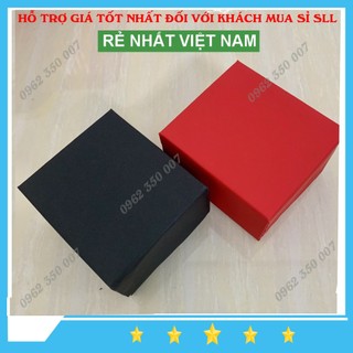 Combo 50 hộp không gối màu đỏ - đen - hộp đồng hồ cứng cáp
