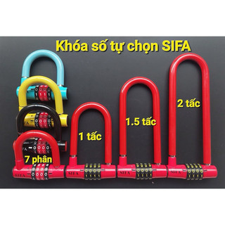 Khoá số càng dài khoá xe máy  ( càng dài 100mm-150mm—200mm—250mmm)