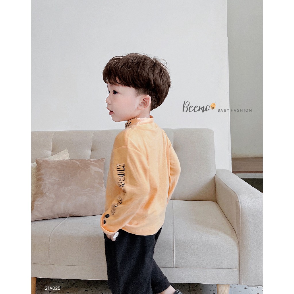Áo thun dài tay giữ nhiệt BEEMO cho bé trai phong cách Hàn Quốc BE101