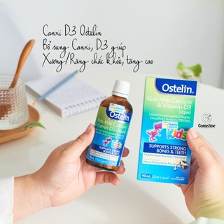 Canxi & d3 ostelin cho bé từ 7 tháng nội địa úc - calcium & d3 ostelin milk liquid