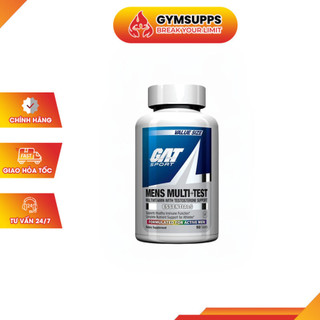 Viên uống hỗ trợ tăng test cho nam giới gat sport men multi + test 150 viên