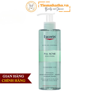 Sữa rửa mặt giảm mụn eucerin pro acne cleansing gel 200ml
