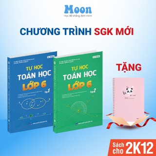 Sách toán lớp 6, sách ID tự học toán kết nối tri thức, cánh diều, chân trời sáng tạo Moonbook