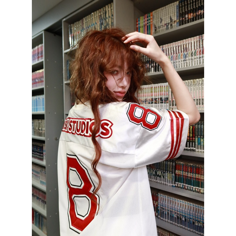 ÁO THỂ THAO ISAK JERSEY TRẮNG PHỐI ĐỎ SỐ 8 HOT TREND 2024