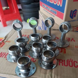 Bát inox,gối bắt tường,treo rèm,tủ quần áo, phi 22