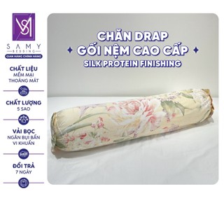Vỏ Gối Ôm Cotton Lụa Satin cao cấp SAMY BEDDING Mềm Mại Thoáng Mát