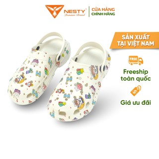 Dép Sục Nữ Nam NESTY Họa Tiết Hình Mini Kiểu Dáng Sục Đế Cao Eva Mềm Mại Chống Trơn NE01-6