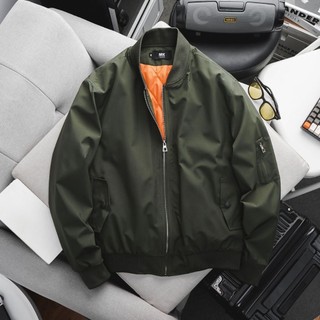 Áo Khoác Nam Bomber Basic Chất Dù Mềm Mại Thoáng Mát