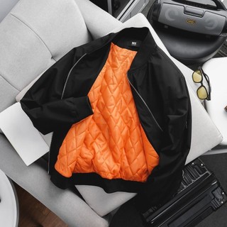 Áo Khoác Nam Bomber Basic Chất Dù Mềm Mại Thoáng Mát