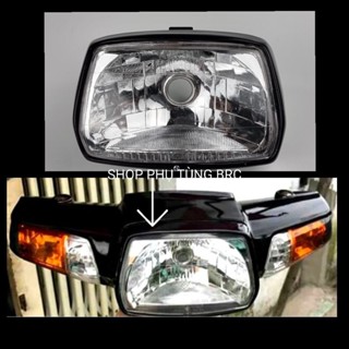 Bộ đèn pha xe DREAM II, SUPER DREAM ( 1 bộ gồm: chóa, kiếng, vòng đèn)