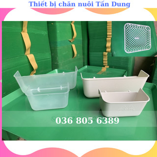 Máng ăn đơn máng ăn đôi chống vãi chi chim bồ câu chim gà đa dạng mẫu, máng chống bới cho chim gà