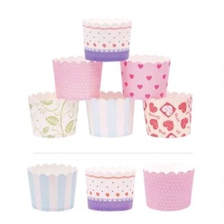( 1Cây = 50 Cái !!!) Set 50 Cup giấy cứng làm bánh Cupcake 6cm