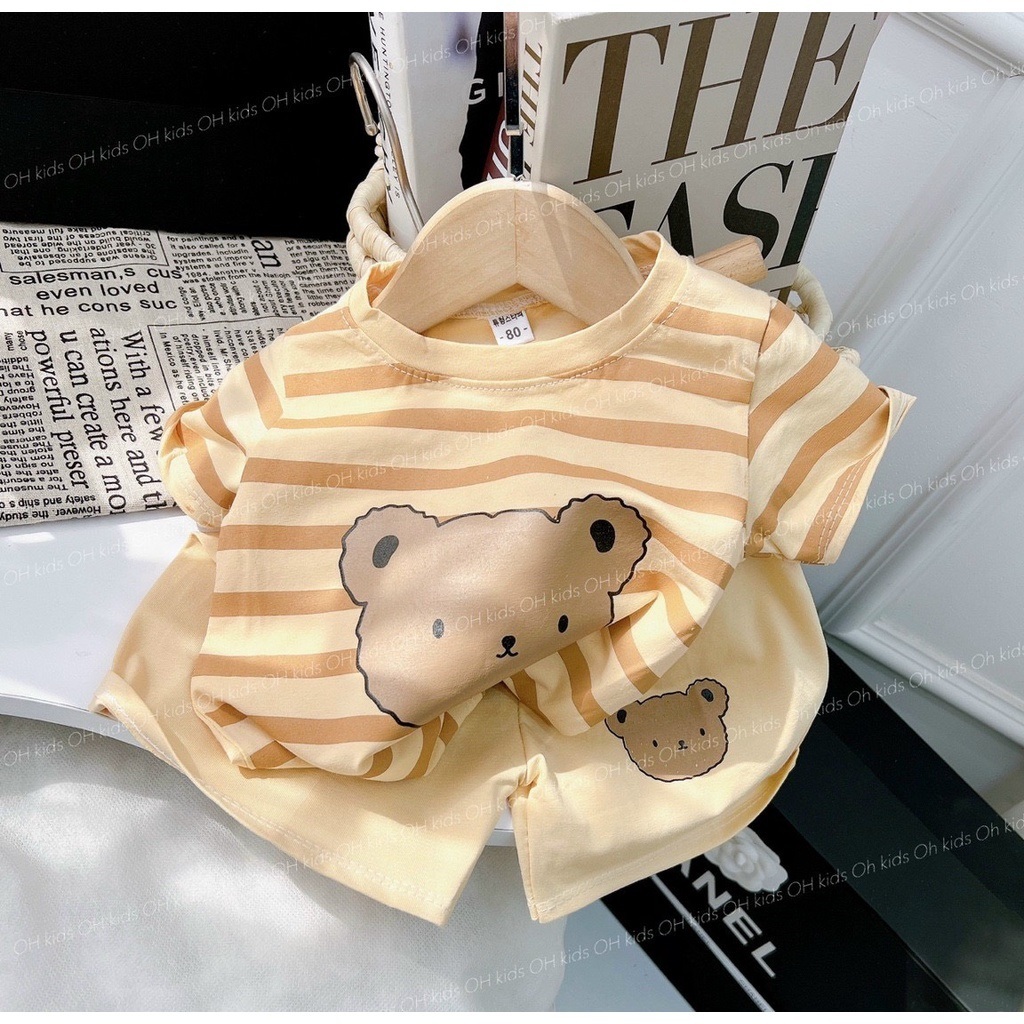 BỘ GẤU NÂU NỀN BE