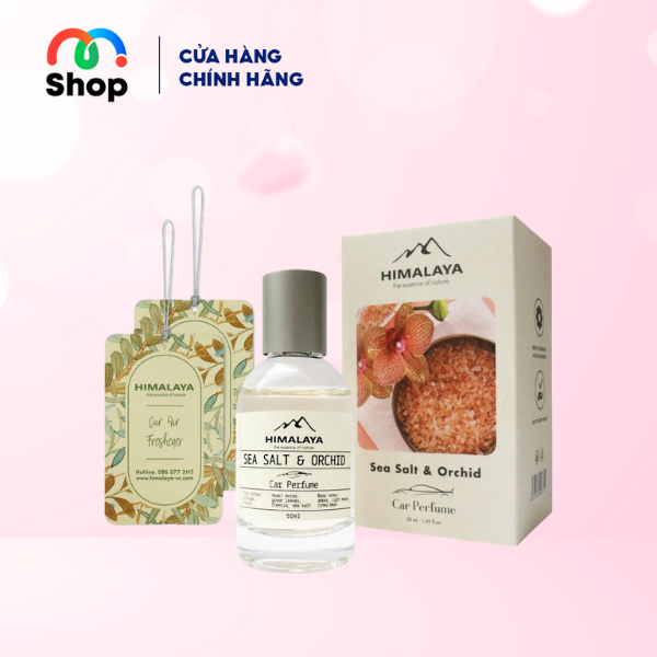 HIMALAYA - Nước hoa xe hơi Himalaya Sea Salt &amp; Orchid 50ml