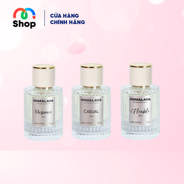 HIMALAYA - Combo 3 chai nước hoa quần áo Himalaya Nữ 50mlx3