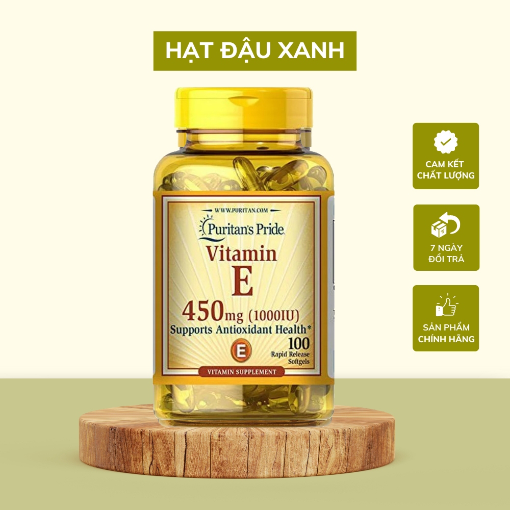 Viên uống bổ sung vitamin E 1000IU Puritan's Spride