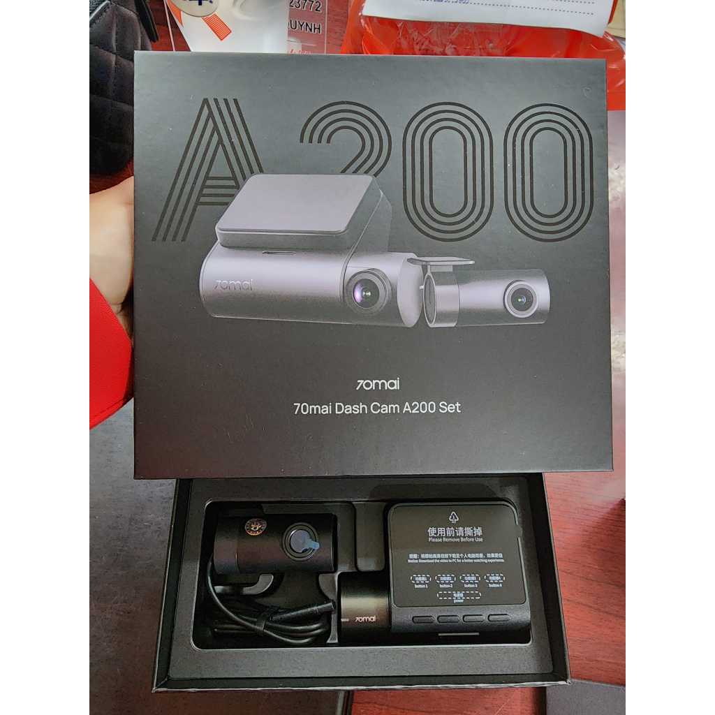 Camera hành trình 70mai A200 HDR 1080P ghi hình trước sau, tích hợp cảm biến GC2093, Night Owl Visio