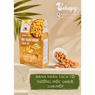 Hạnh nhân tách vỏ nướng mộc 500gr