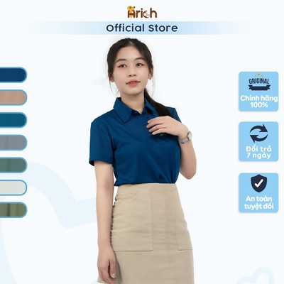 Áo Polo Nữ Coolmax thanh lịch sang trọng, thoáng mát thoải mái - Thương hiệu AMAX