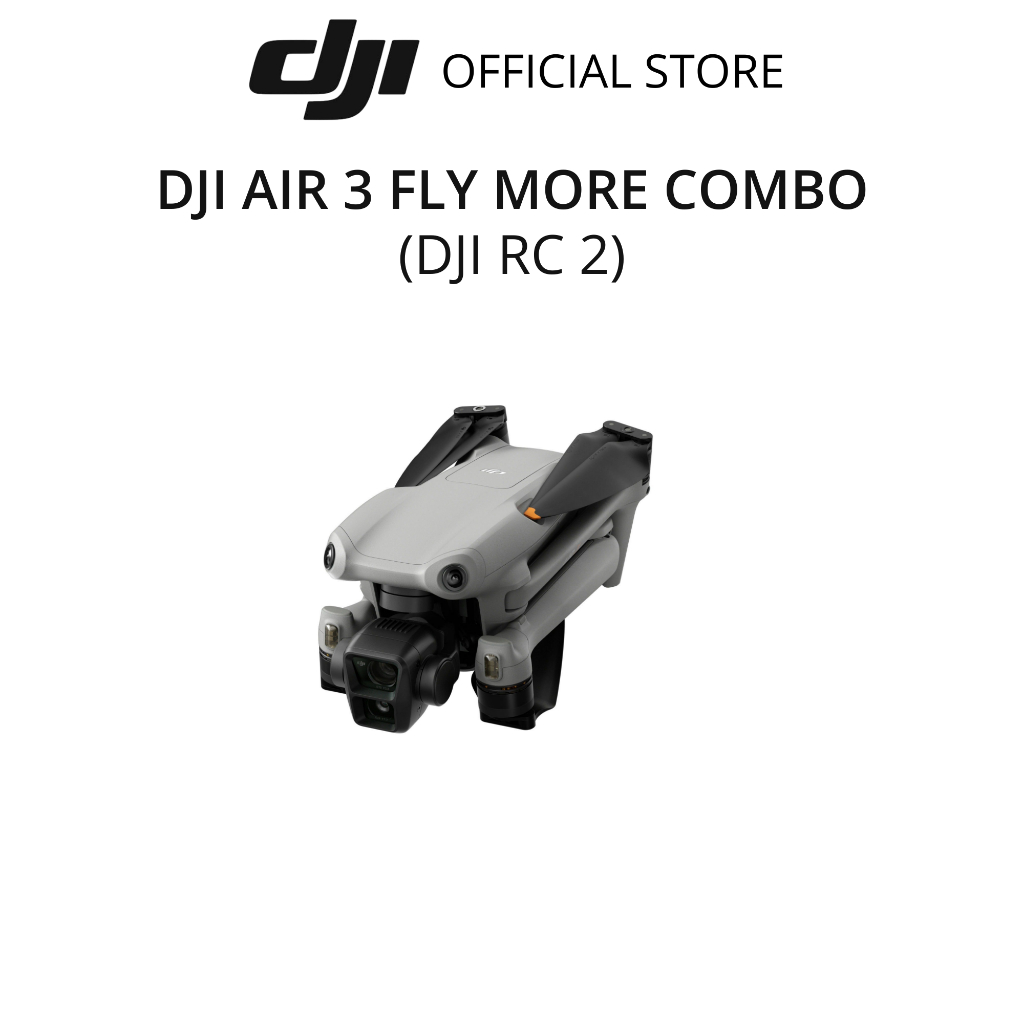 Flycam DJI Air 3 Fly More Combo kèm điều khiển có màn hình (DJI RC 2) camera kép quay video chất lượng 4K HDR | BigBuy360 - bigbuy360.vn