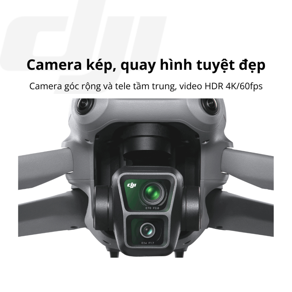 Flycam DJI Air 3 Fly More Combo kèm điều khiển có màn hình (DJI RC 2) camera kép quay video chất lượng 4K HDR | BigBuy360 - bigbuy360.vn