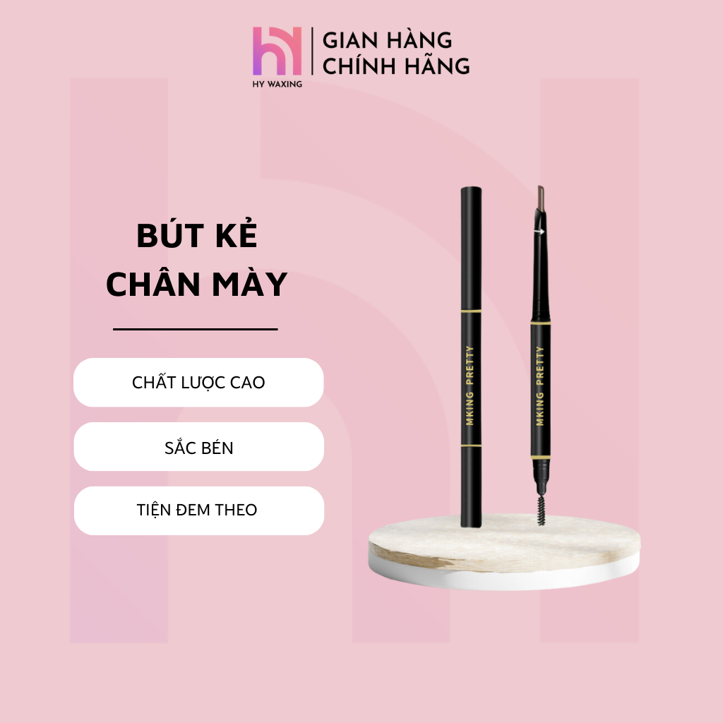 Chì kẻ mày tự nhiên chống thấm nước lâu trôi hY WAXING bền màu CI-104