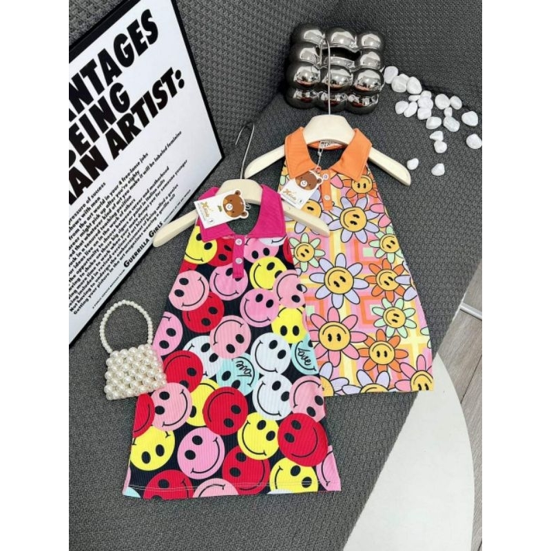 8 đến 28kg.váy xinh cho bé gái.váy đỏ cho bé gái.hình thật trải sàn ak.váy cho bé diện hè.đầm cho bé gái.