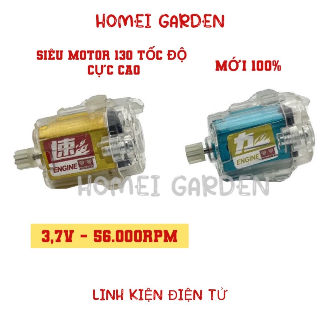 Siêu motor 130 tốc độ cực cao 3,7V 56000 RPM mô-men xoắn lớn cho xe mô hình xe đua rất xịn - HM0028