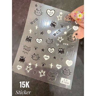 Sticker hoạt hình bảng 6-sticker-sticker hoạt hình-Đồ Nails Nhật Quyên