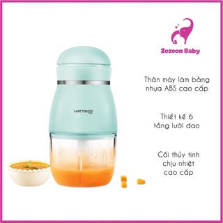 Máy xay đa năng HATTIECS 0,3 lít, máy xay đồ ăn dặm cho bé