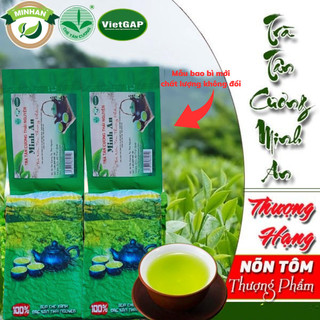 Trà (chè) Nõn Tôm THƯỢNG PHẨM Thái Nguyên Tân Cương Minh An Xanh Sạch Thơm Ngon Biếu Tặng Loại 1
