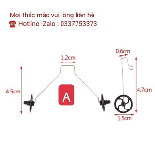 Bộ càng đáp mini cho các loại kit máy bay sải từ 20cm - 35cm