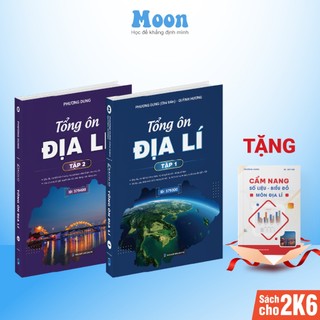 Sách Tổng ôn địa lý lớp 12 ôn thi THPT quốc gia Moonbook