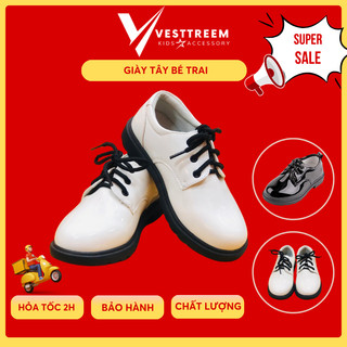 Giày tây bé trai , giày mặc vest cho bé , giày bé trai Hàng Cao cấp GTE01