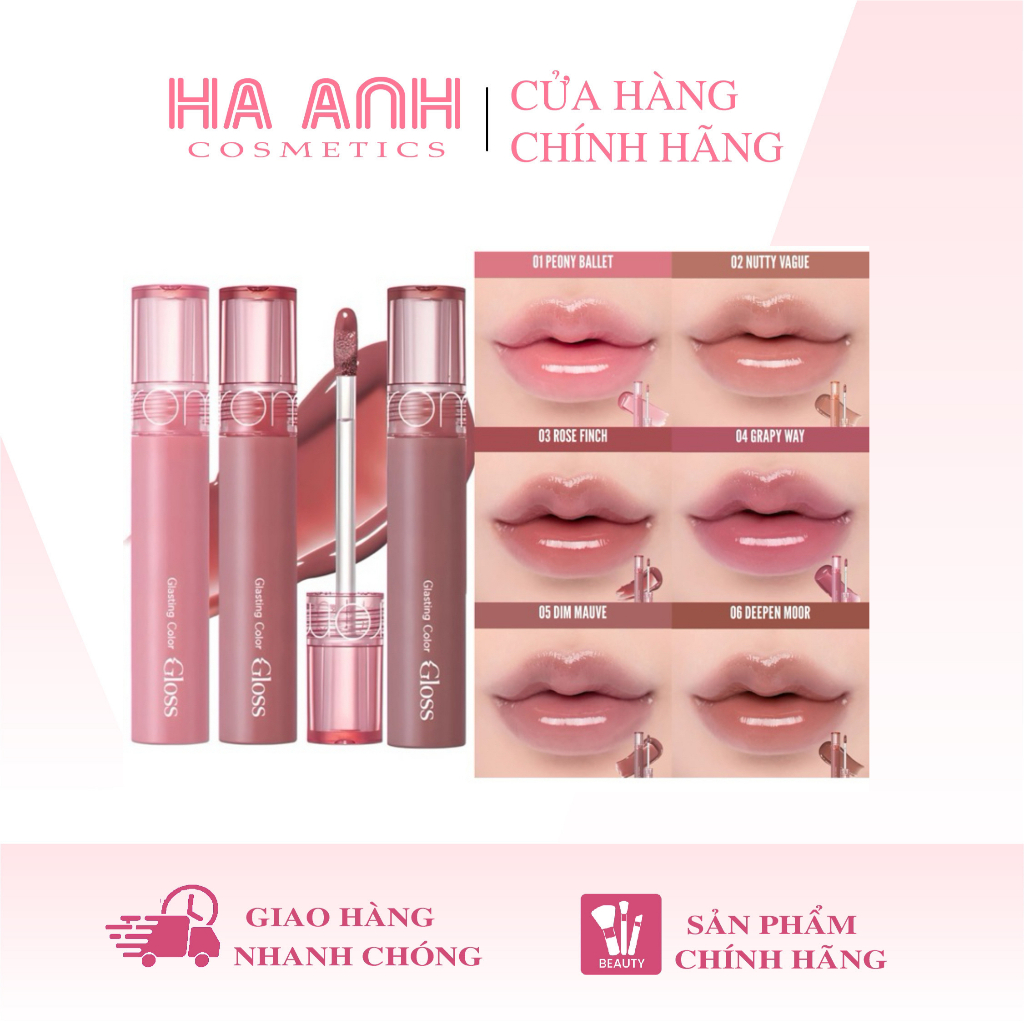 Son Tint Bóng Romand Glasting Color Gloss