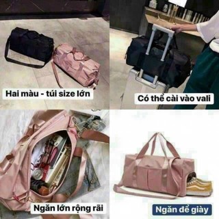 Túi  Du Lịch Size  Lớn Có Ngăn để dày