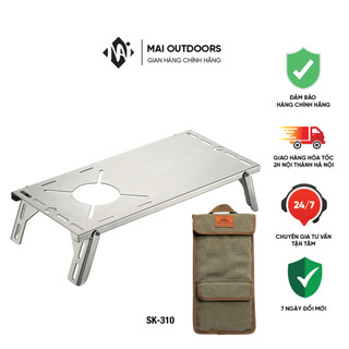 Bàn cắm trại campingmoon sk-310 kết hợp bếp gas soto st-310