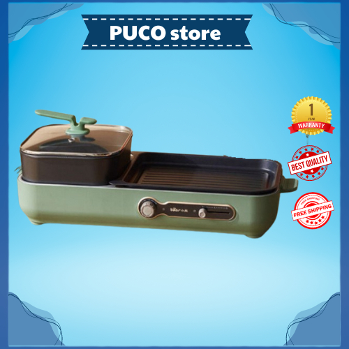 Bếp Nướng Lẩu Điện Đa Năng 2in1 Bear DKL-C15G1/C15L1 Dung Tích 3L - Sỉ Quạt