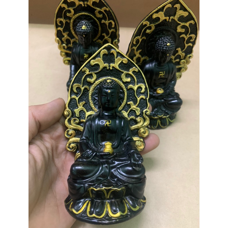 Bộ tượng đồng Tam bảo phật cao 12 cm