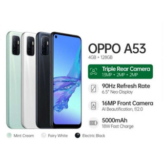 Siêu Sale Điện thoại Oppo A53 ram 8G/256G pin 5000mah tặng ốp, cường lực, phụ kiện, máy Chính Hãng Chiến Game siêu mượt